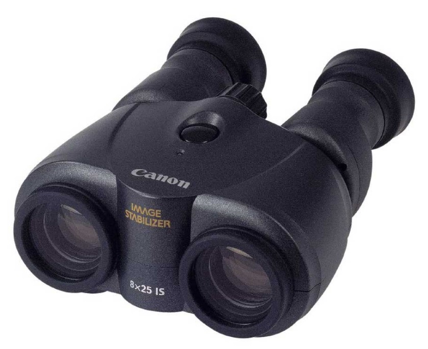 The 8x25 Canon image stabilized binoculars