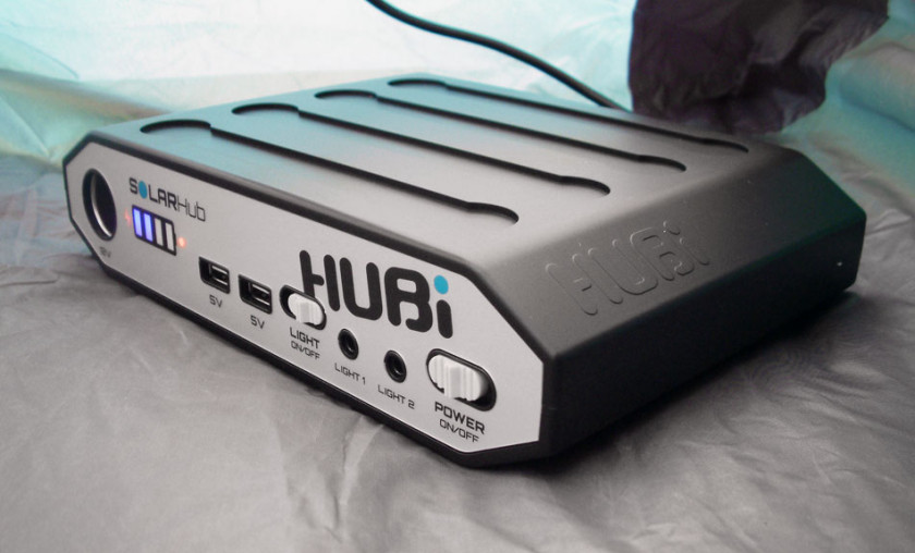 The HUBi SolarHUB 2k - portable solar power battery unit