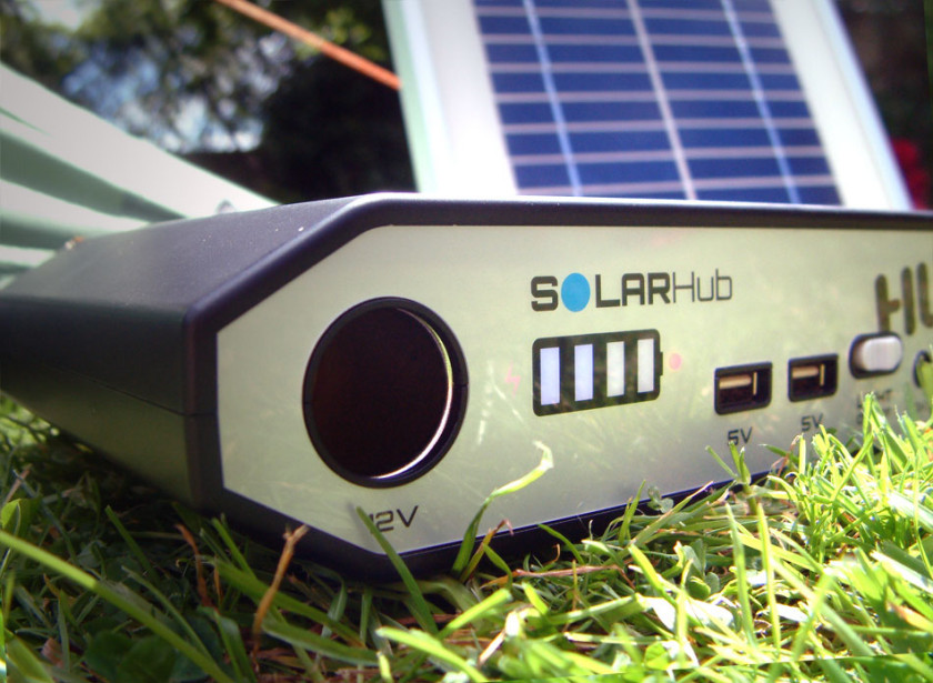 The HUBi 2k Power unit and solar panel for portable energy requirements