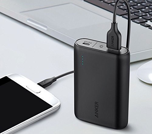 The New Anker 10000mAh Quick Charge 3.0 Power Bank, a smaller alternative to the RAVpower 20000mAh Quick Charge 3.0 Power Bank