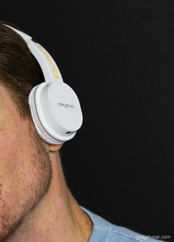 The Outlier creative bluetooth headphones worn over the ear have proved to be comfortable and well fitting