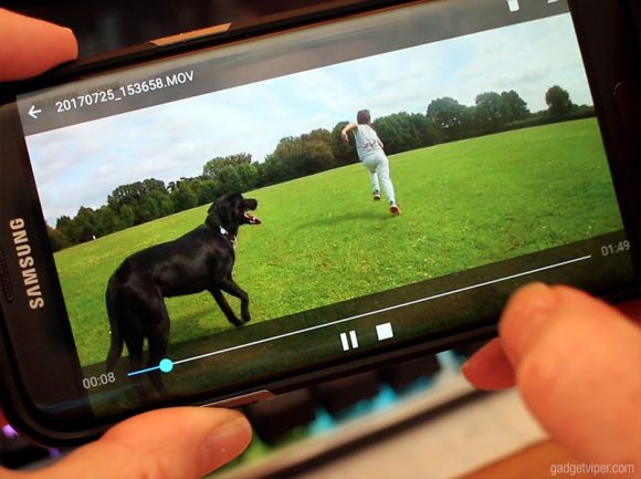 Using the iSmart DV app with the Aukey Action Camera