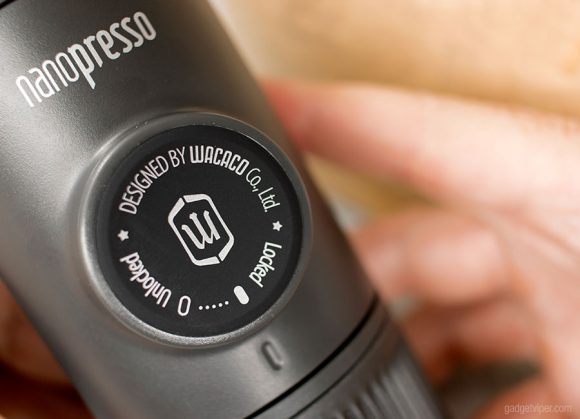 A close up look at the Nanopresso Coffee Machine