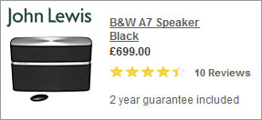 Best Buy - Bower and Wilkins A7 Airplay Speaker at John Lewis