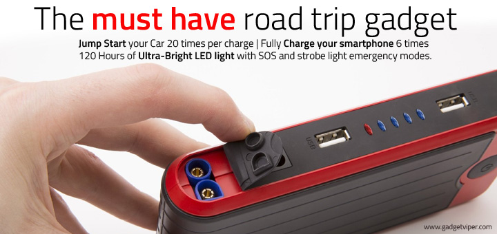 Jumbl – Multi Function Jump Starter – road trip essential gadget The Must Have Road Trip Gadget - The Jumbl Multi Function Battery Jump Starter