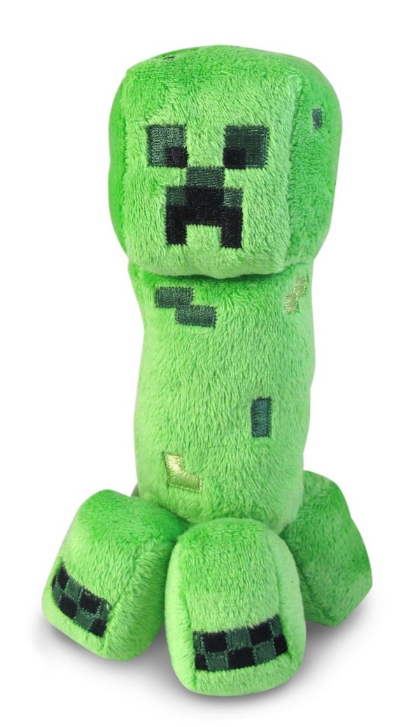The Soft Creeper Minecraft plush toy