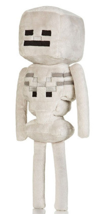 minecraft skeleton plush toy