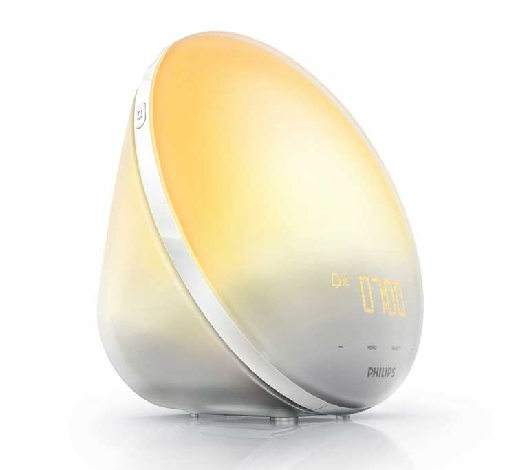 Philips Wake-Up Light Alarm Clock Coloured Sunrise Simulation 