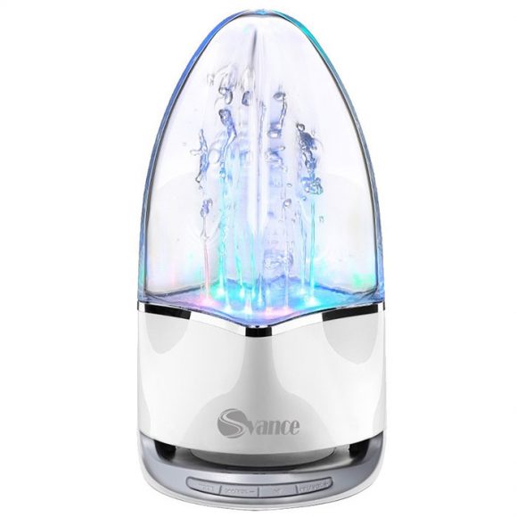 The Svance Dancing Water Speaker featuring Bluetooth pairing