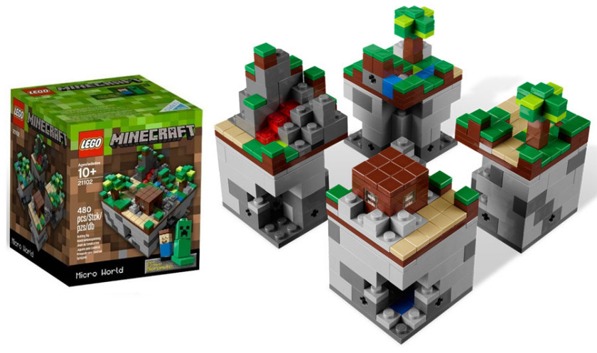 Lego Minecraft Sets - Micro World 21102