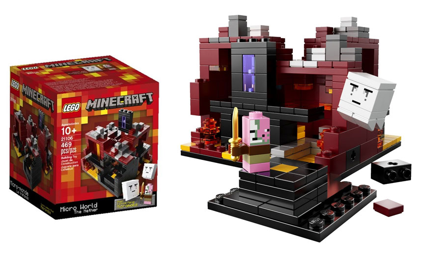 All lego minecraft nether sets online combined