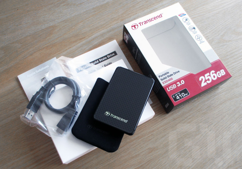 Unboxing the Transcend ESD400 external SSD
