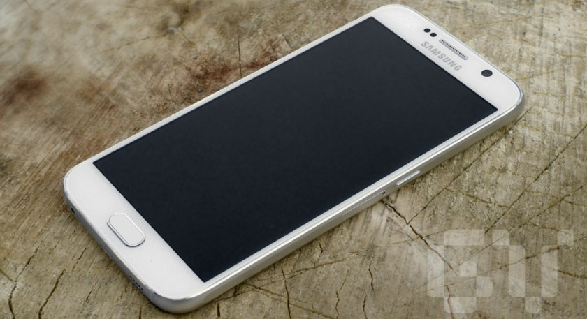 The Galaxy S6 built from aluminium and glass.