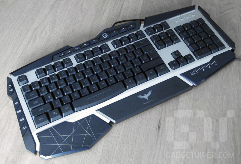The ergonomically designed Havit gaming Keyboard with good wrist support while gaming
