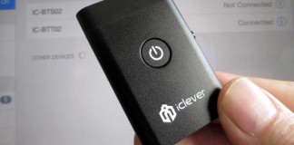 iClever Bluetooth Audio Receiver and Bluetooth Transmitter Review The iClever bluetooth transmitter and receiver 2 in 1 bluetooth audio device