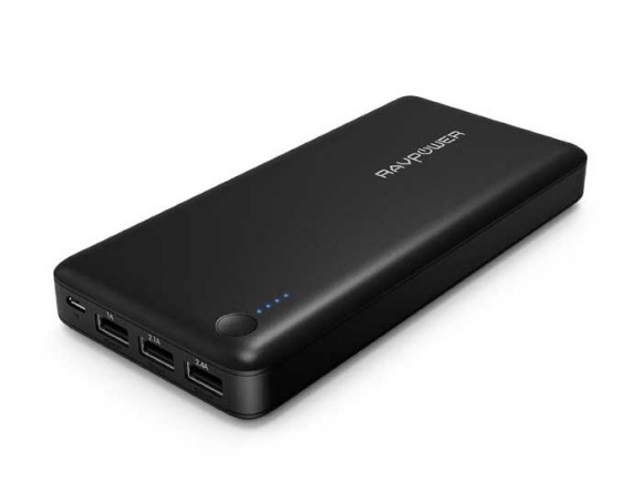 The RAVPower 26800mAh capacity power bank has the biggest max output of any other portable phone charger