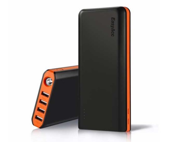 The EasyAcc Monster 20000mAh power bank will recharge 2 times faster than any other high capacity portable battery pack