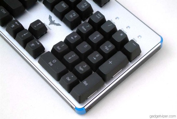 Close up shot of the keys on the Havit mechanical gaming keyboard