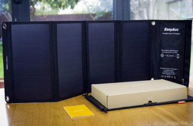EasyAcc Portable Solar Charger – 11SC28W review EasyAcc portable solar charger review