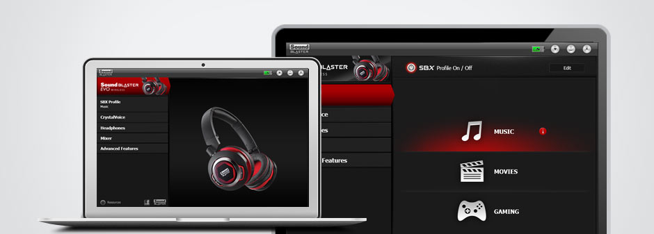 Creative Sound Blaster EVO wireless bluetooth headphones