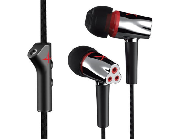 The sexy looking Sound BlasterX P5 gaming earphones