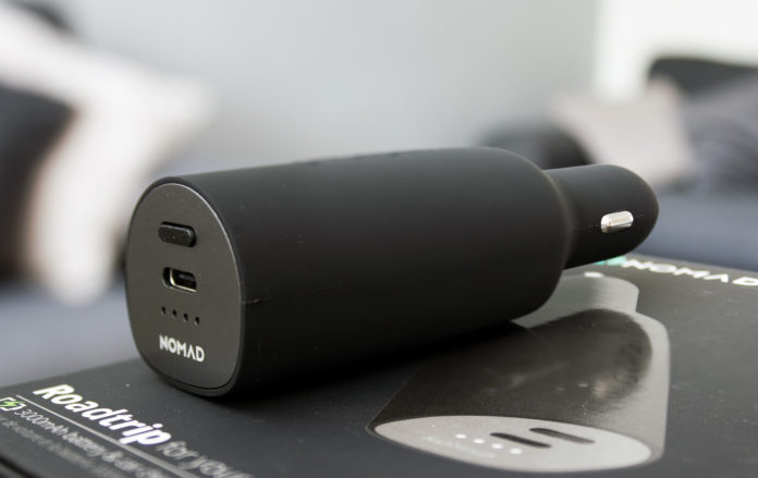 The Nomad Roadtrip USB car charger and portable power bank - a close look at it's design and build quality