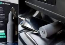 Nomad Roadtrip Review – USB car charger and portable power bank The Nomad Roadtrip review - A Type A and Type C USB car charger with an intergrated 3000mAh portable power bank