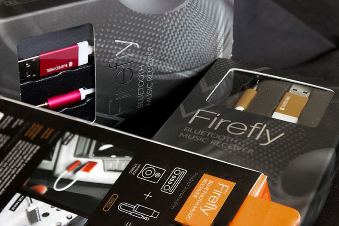The Firefly bluetooth music receiver comes in good quality retail packaging.