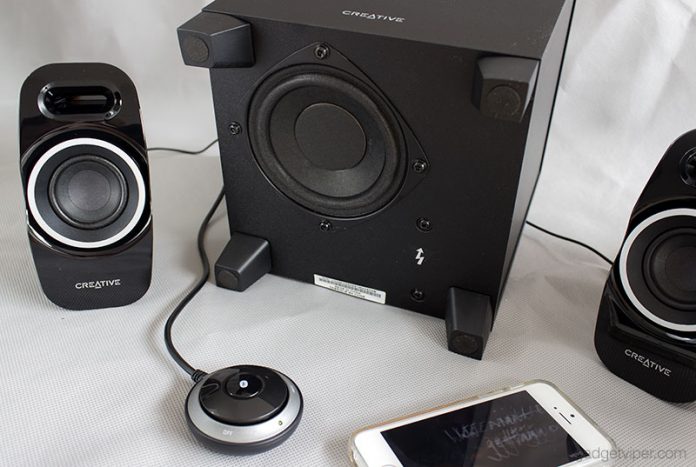 A look at the design and build quality of the Creative T3250 Wireless PC speakers