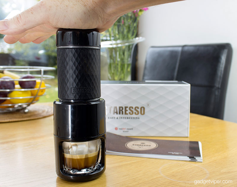 STARESSO Classic Portable Espresso Maker,Unique 2IN1 Travel Coffee