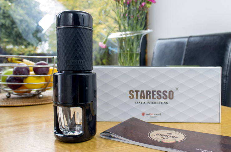 STARESSO Classic Portable Espresso Maker,Unique 2IN1 Travel Coffee