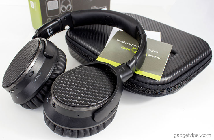 IdeaUSA AtomicX V201 Review AptX Bluetooth Headphones with ANC