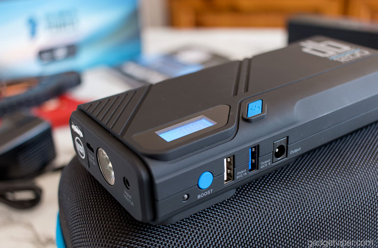 A review of the DBPower N0.1 Portable Car Jump Starter featuring a massive 1200A peak output capable of jump starting cars up to 6.5L