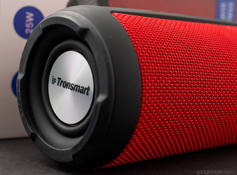 The downward facing passive subwoofer on the Tronsmart T6 portable speaker